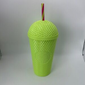 Starbucks‎ 16oz 30th Anniversary Frappuccino Lime Green Studded Dome Tumbler